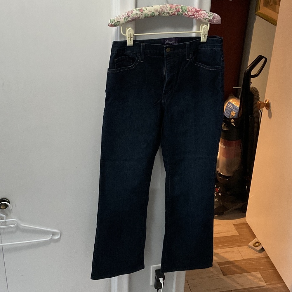 P495. NYDJ Straight-Leg Jeans in Dark Indigo |10